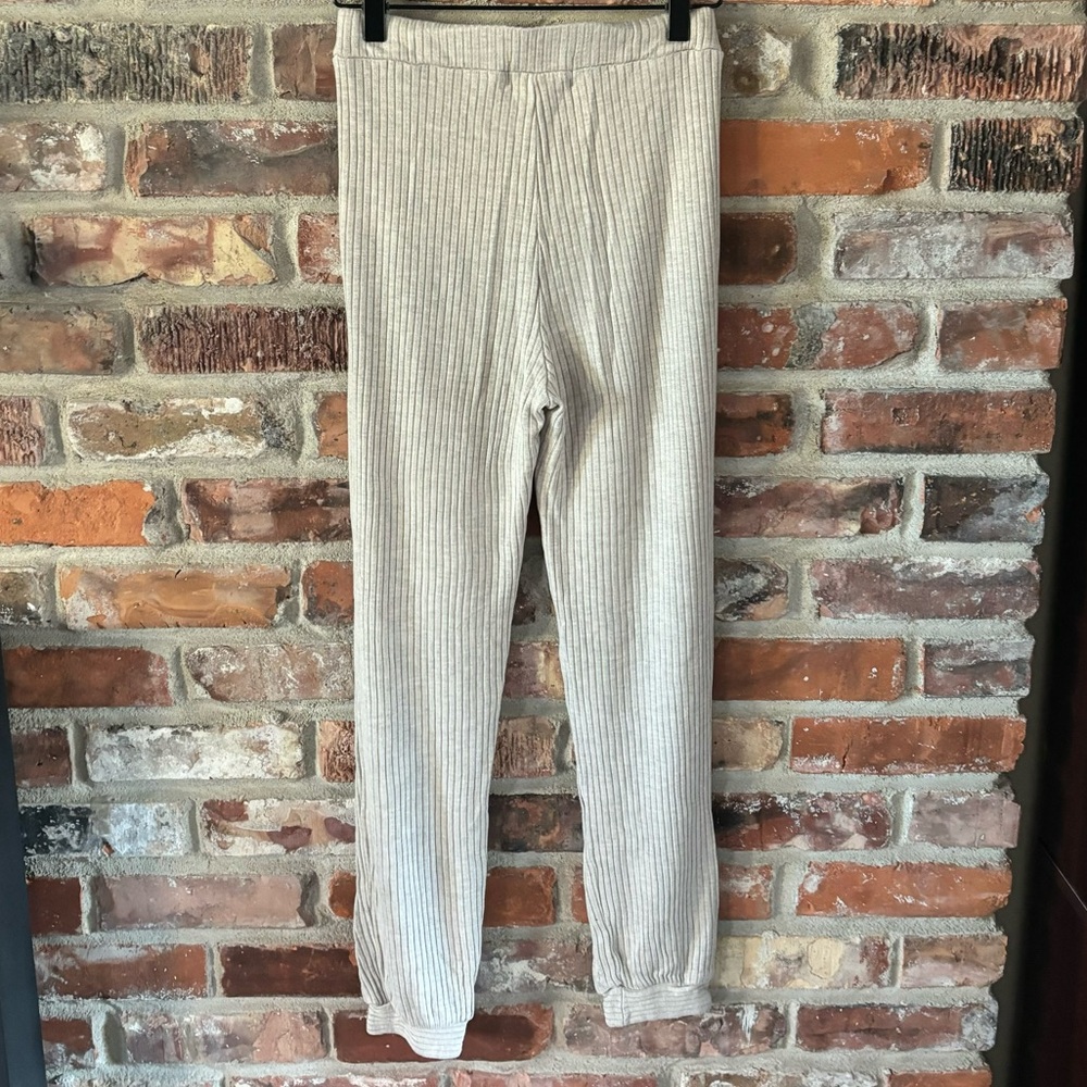 Reformation Ribbed Tank & Jogger Set in Beige - Picture 12 of 15
